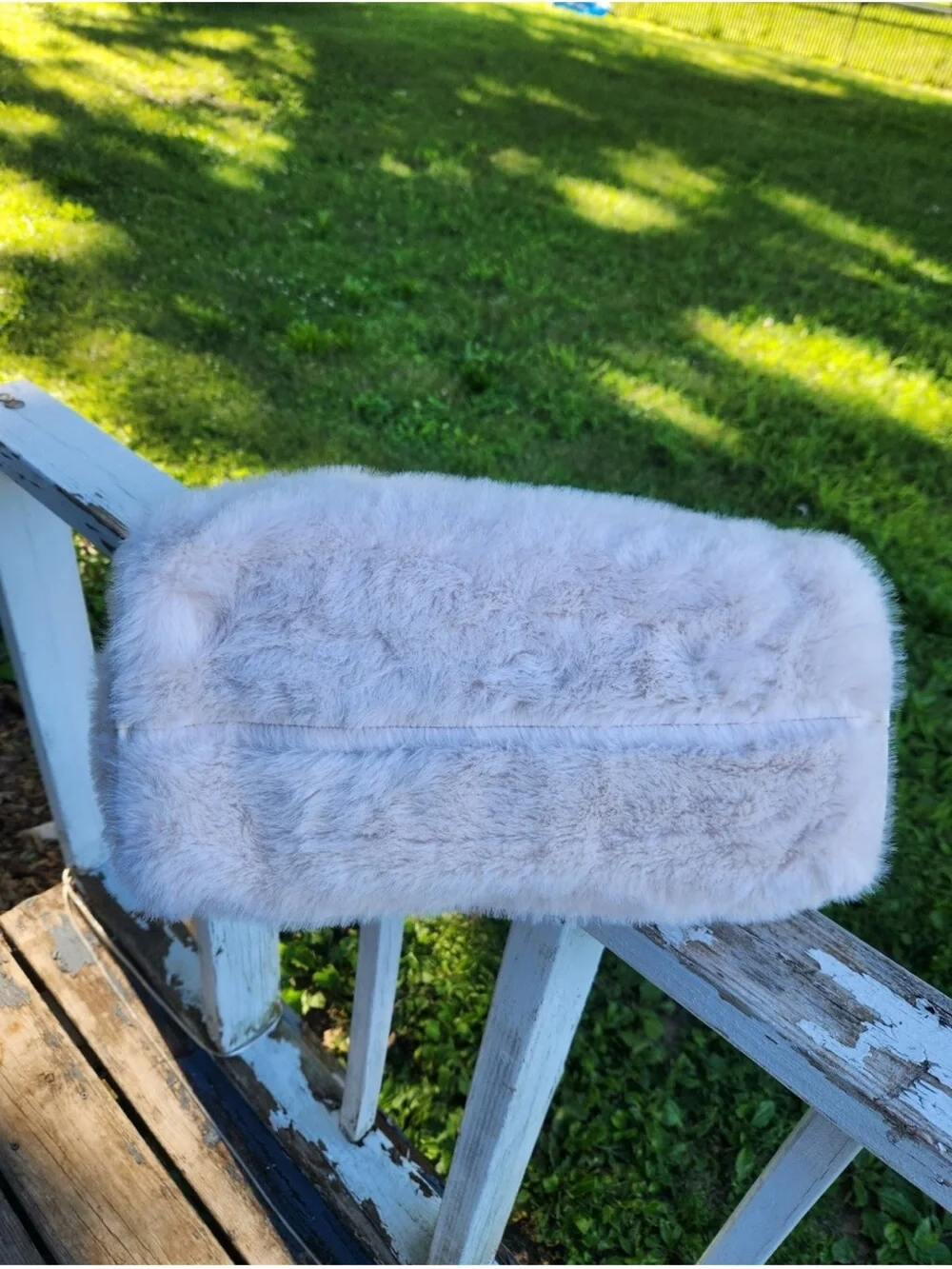 Faux fur tote/shoulder bag soft plush bag